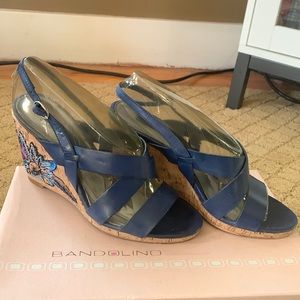 Floral Bandolino Wedges